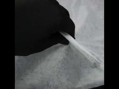 Entretela termoadhesiva no tejida súper blanca de alta temperatura.