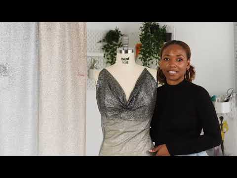 White and Black Ombre Glitter Webbing - Image 6 of 6