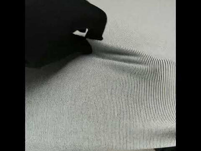 Theory Italian Black and Ecru Striped Double Knit