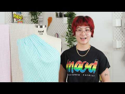 Linen Gingham - Cool Blue and White - Torres Collection