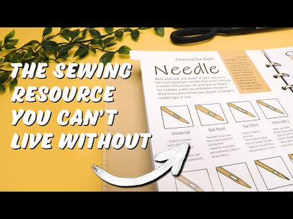 Mood Designer Sewing Planner Project Page Refills - 5.82" x 8.26", A5, 24 Pages