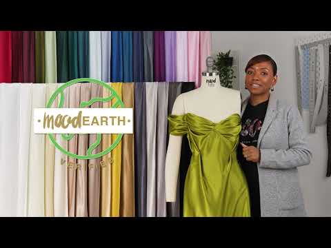 Sustainable Viscose Fluid Satin - Ocean Blue - Mood Exclusive Elliana Collection - Image 8 of 8