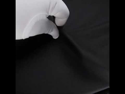 Carbon Brushed Stretch Khaki Twill - Black - Averill Collection - Image 7 of 7