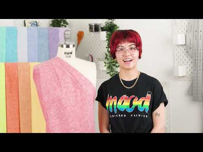 Lightweight Linen Chambray - Heathered Mint - Minerva Collection