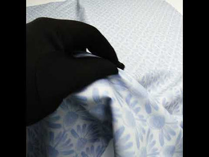 Printed Quilting Cotton by Anna Maria Textiles for Northcott - Sky Coneflower Floral - Indelible Collection