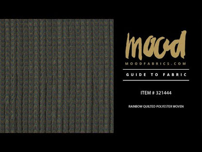 Rainbow Quilted Polyester Woven