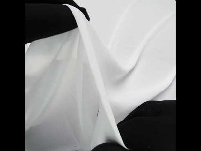 Polyester High-Multi Chiffon - Bright White - Netta Collection by Mood