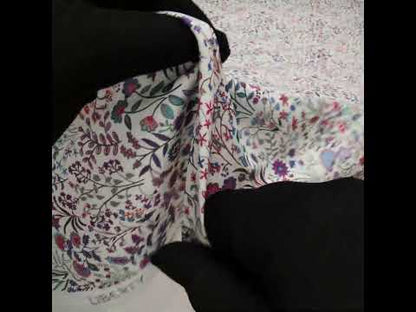 Liberty Fabrics Tana Lawn® - Shepherdly Song Purple - Purple, Blue and Pink Wildflowers