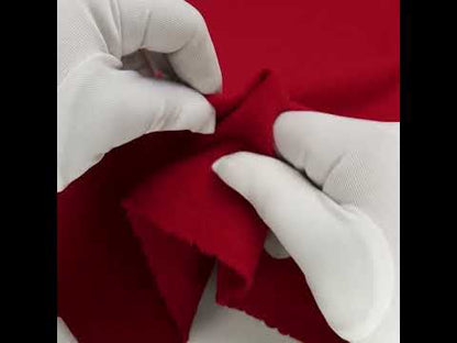 Abrigo de lana y cachemira hecho en Italia - Rojo - Colección Alberini