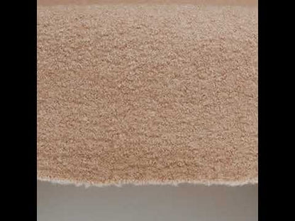 Boiled Wool Coating Fabric - Burro Brown - Ketil Collection