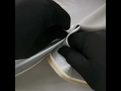 Stretch Faux Leather with Suede-Like Brushed Backing - Metallic Silver - Jodi Collection