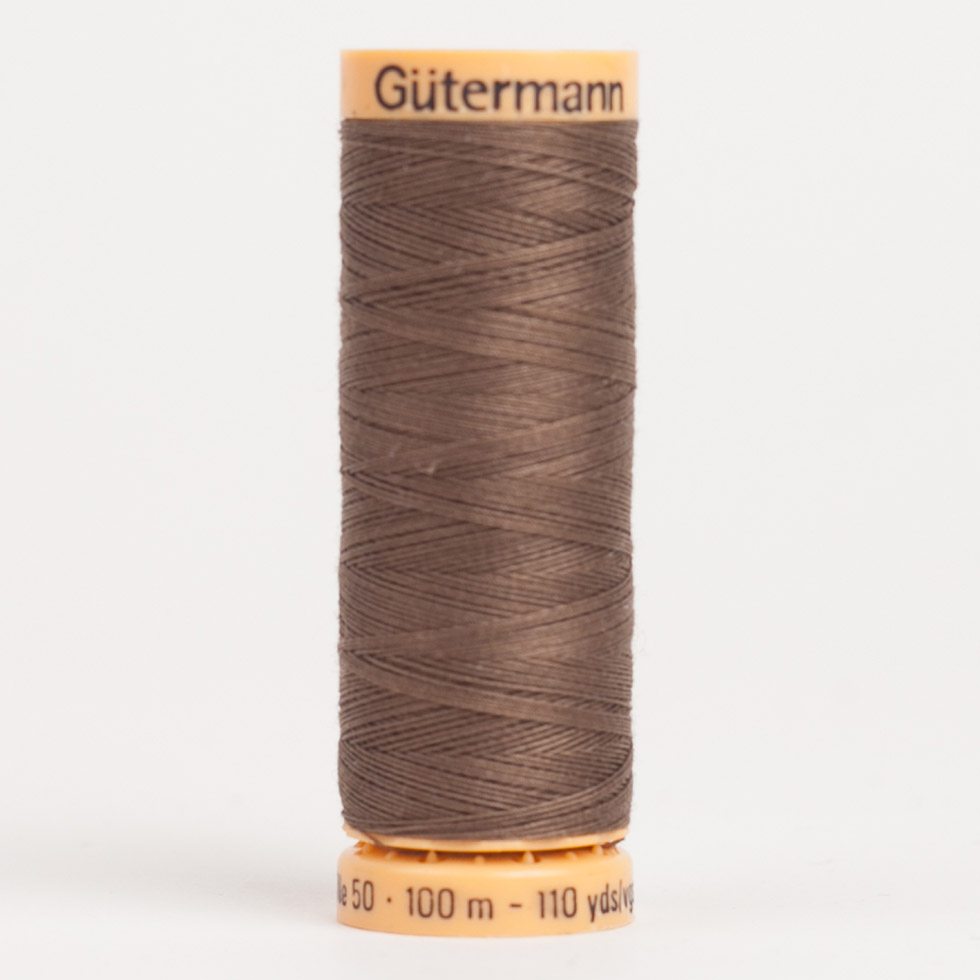 2850 Earth Brown 100m Gutermann Cotton Thread