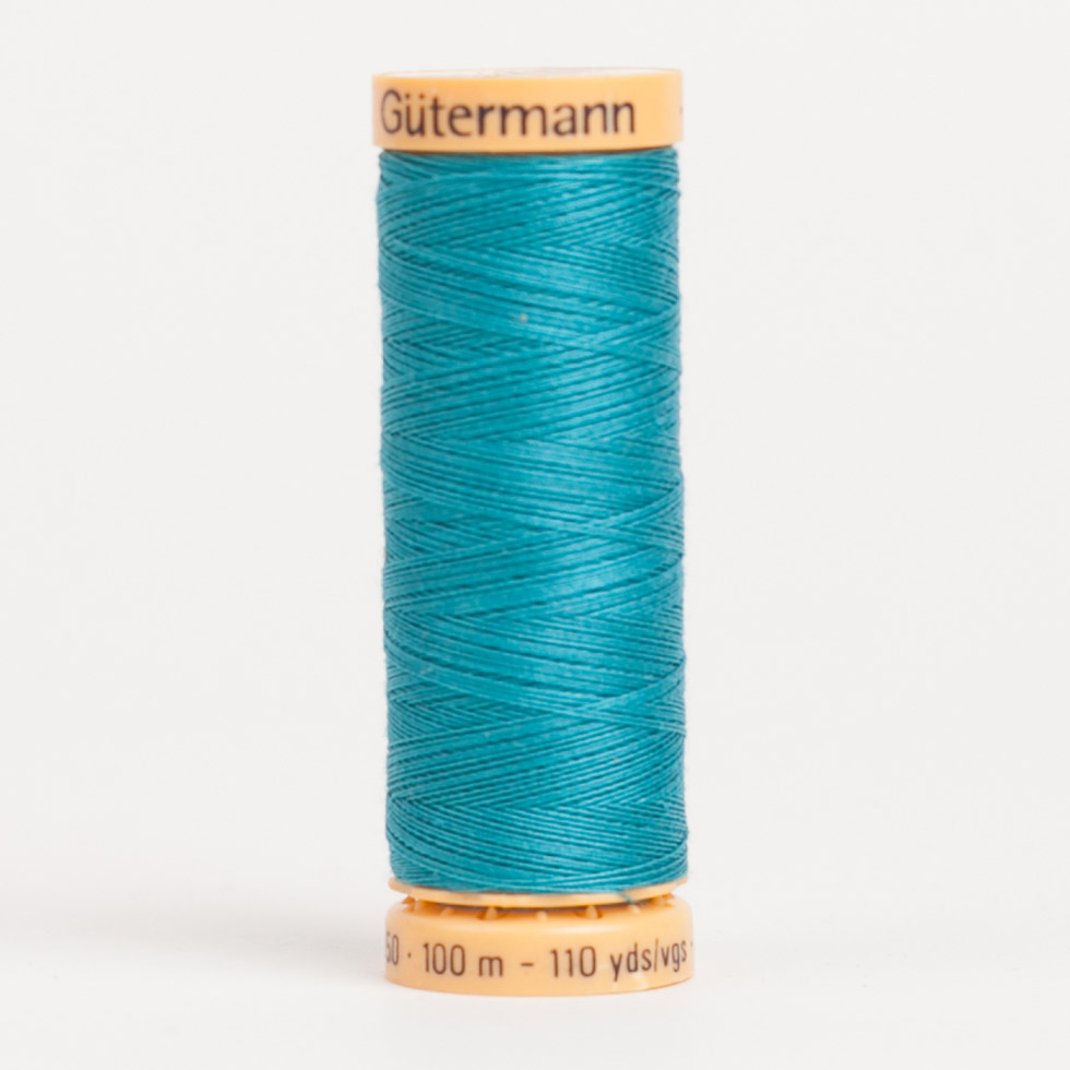 7534 Peacock Blue 100m Gutermann Cotton Thread