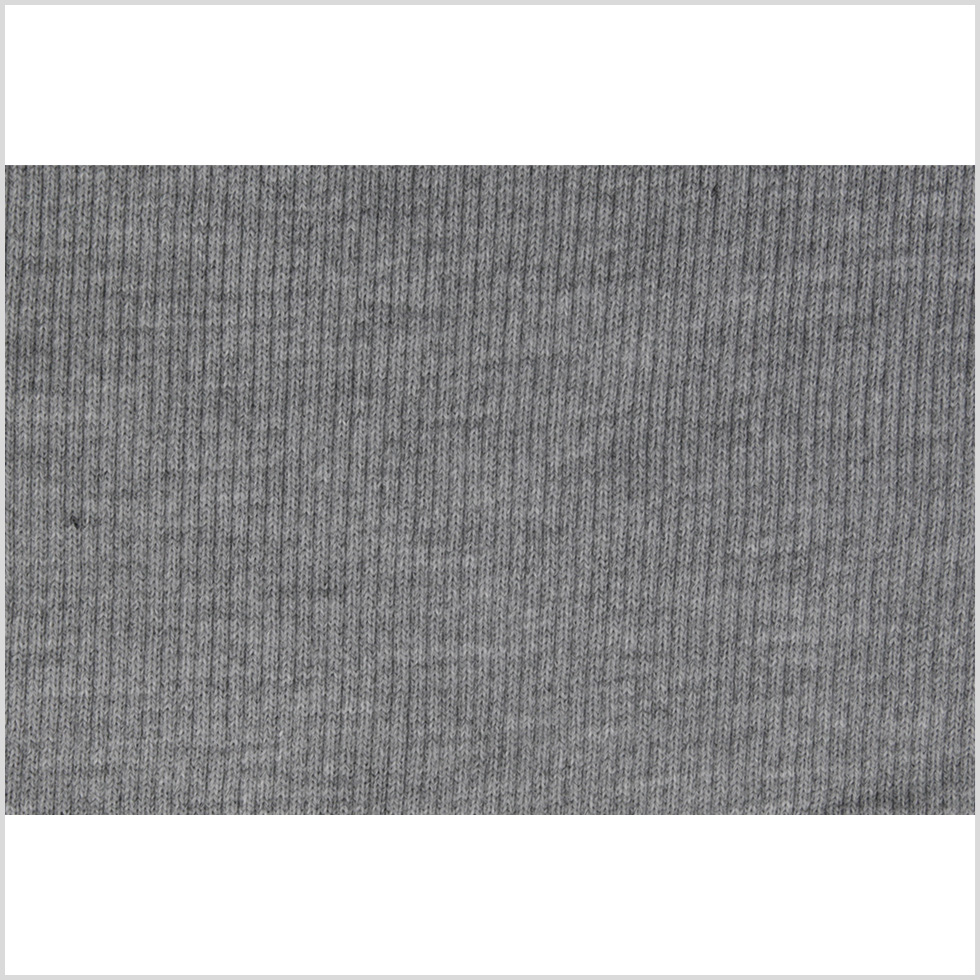 Oxford Gray Rib Knit Trim - 7 x 38