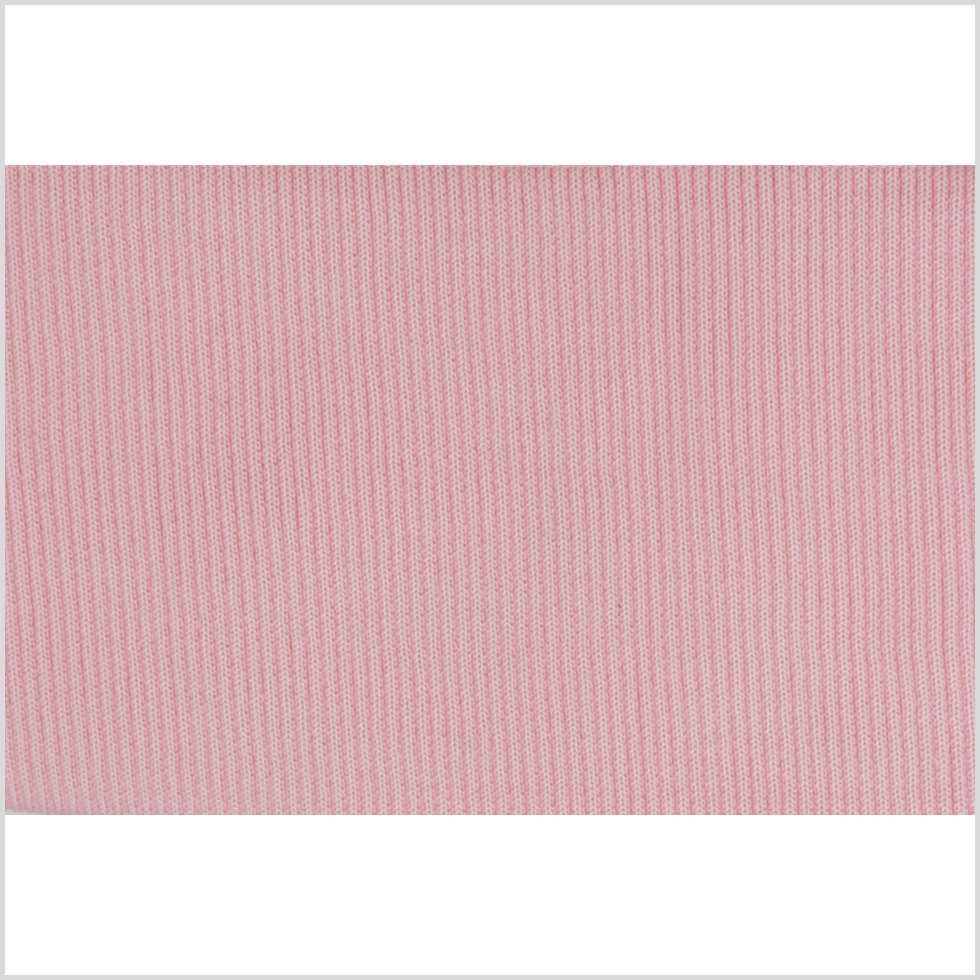 Pink Acrylic/Spandex 7 X 38 Rib Knit Trim