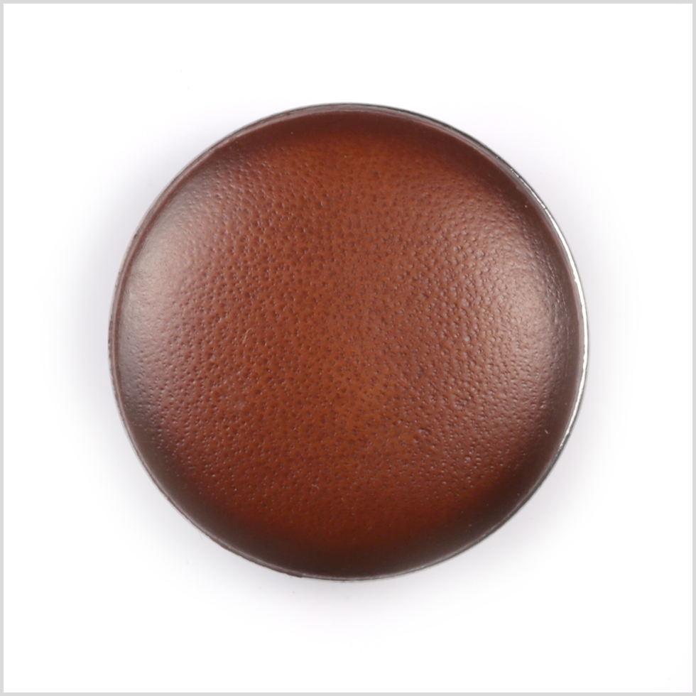 Dark Brown Zamac Button - 32L/20mm
