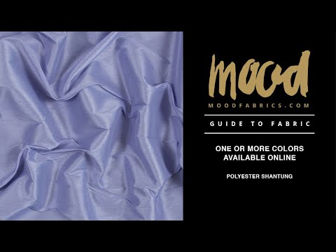 Mood's Fabrics Polyester Shantung