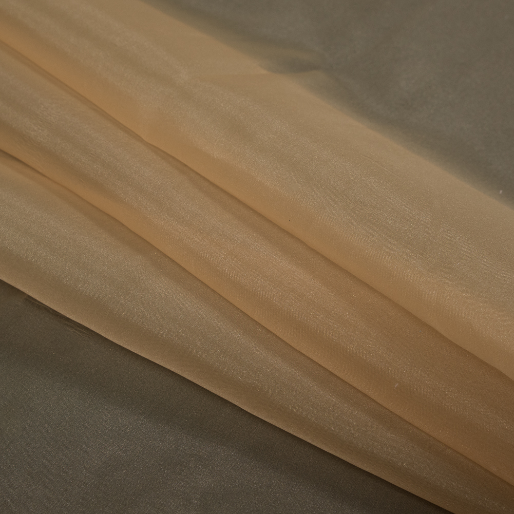Antique Gold 2-Ply Polyester Organza - Folded