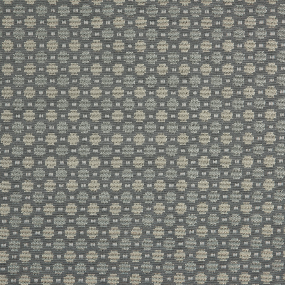 Cobblestone Geometric Poly-Cotton Woven