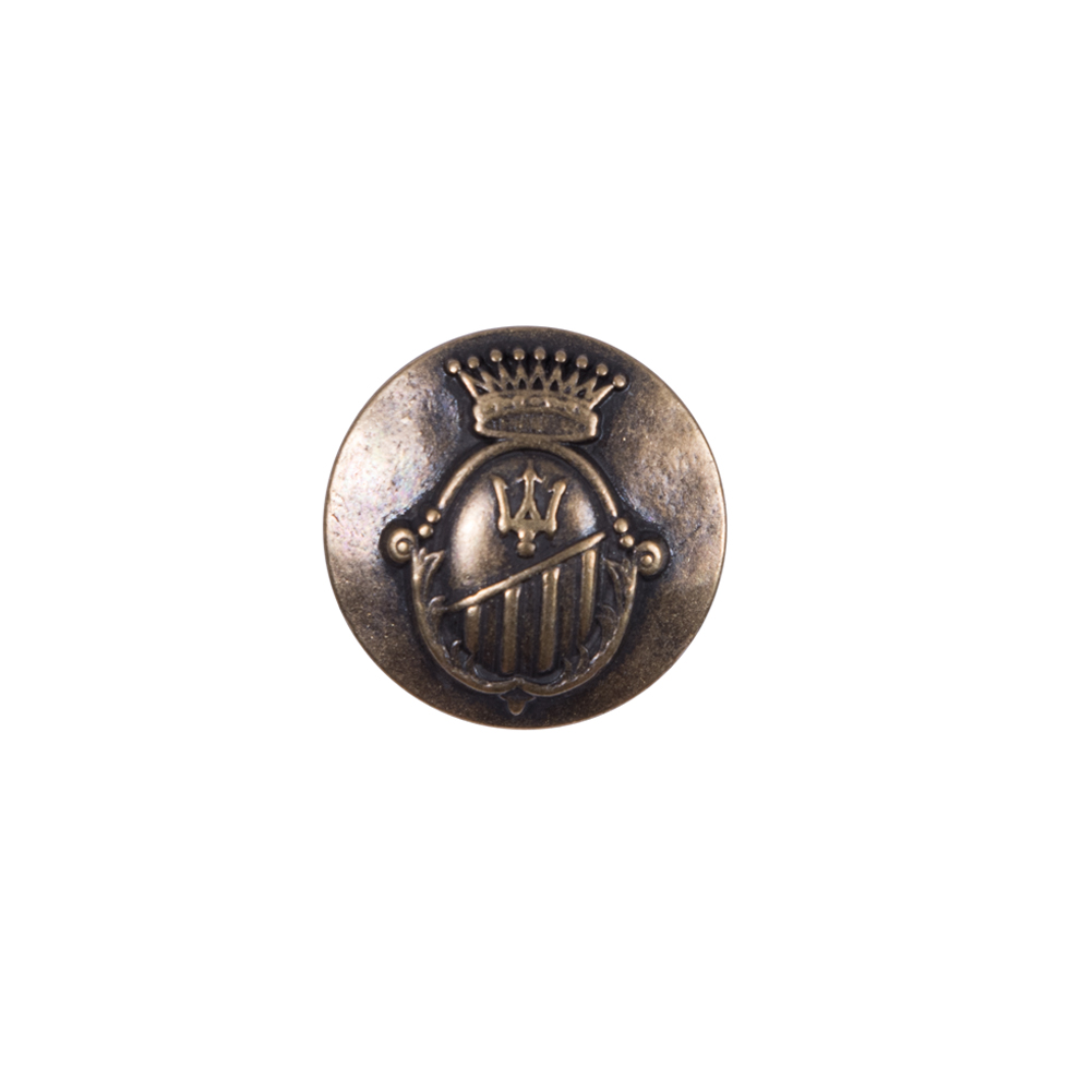 Italian Copper Zamac Button - 24L/15mm