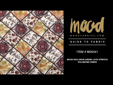 Mood Fabrics MD0341 Mood Exclusive Arden Love Stretch Polyester Crepe