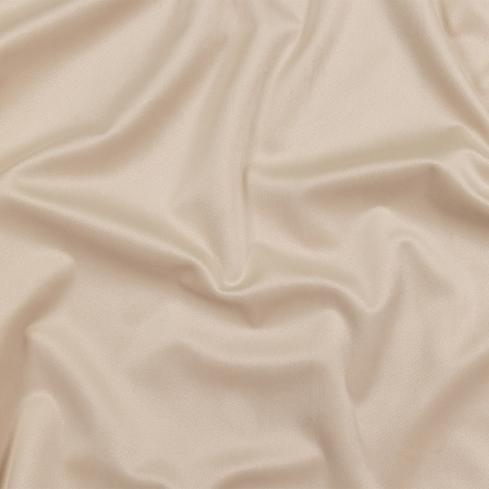 Sandshell Creamy Polyester Velvet