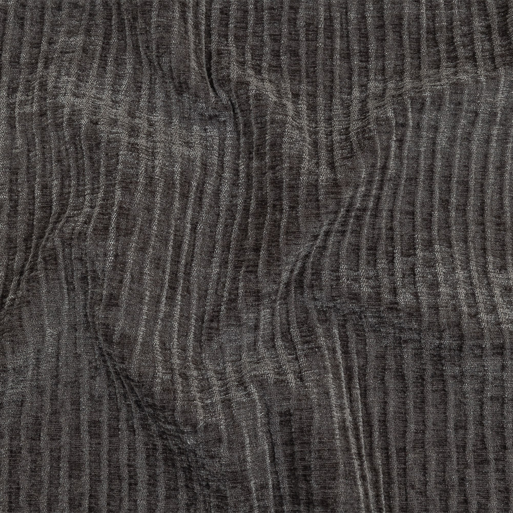 Steel Ribbed Polyester Chenille Woven