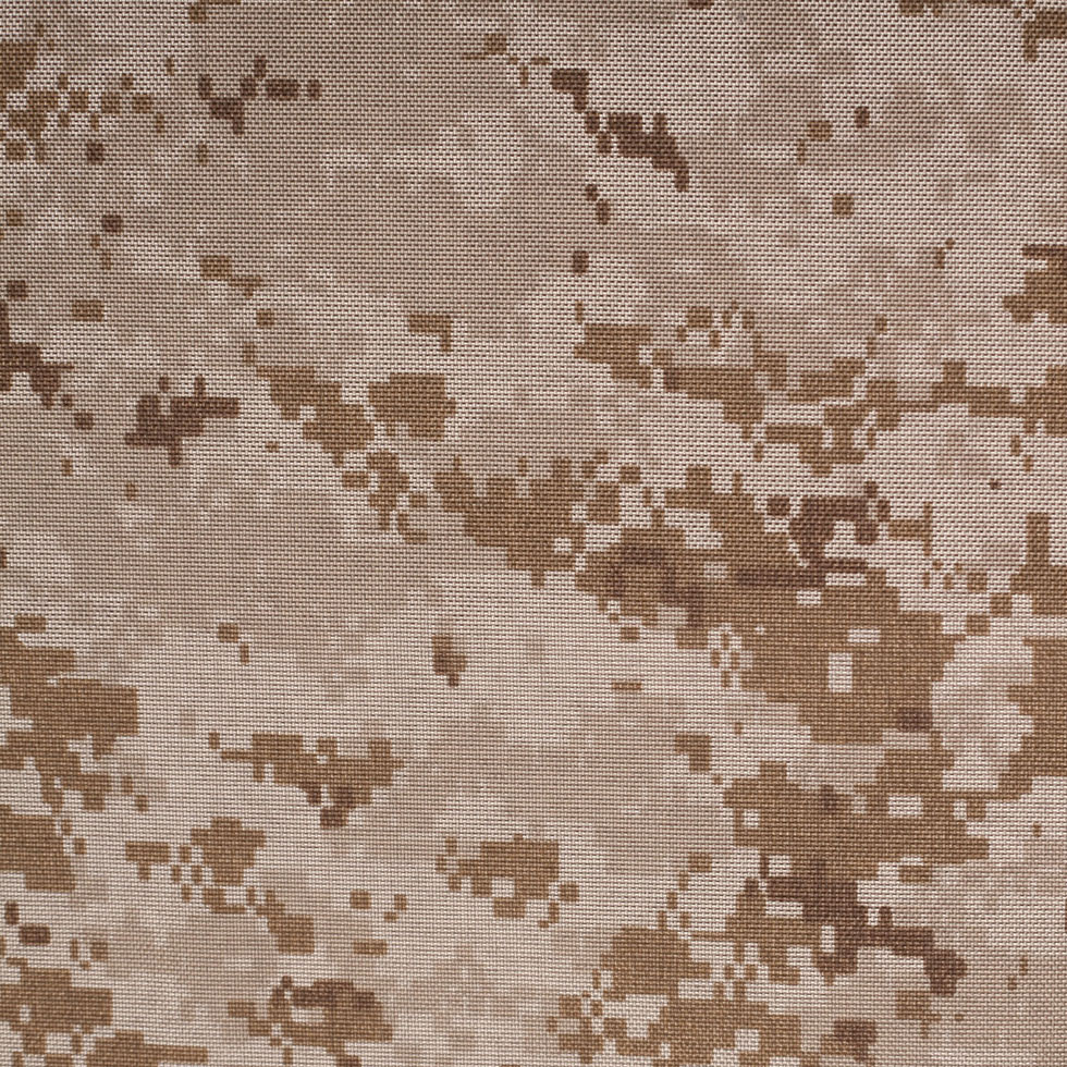 Tan/Brown Digital Camouflage Printed Polyester Canvas