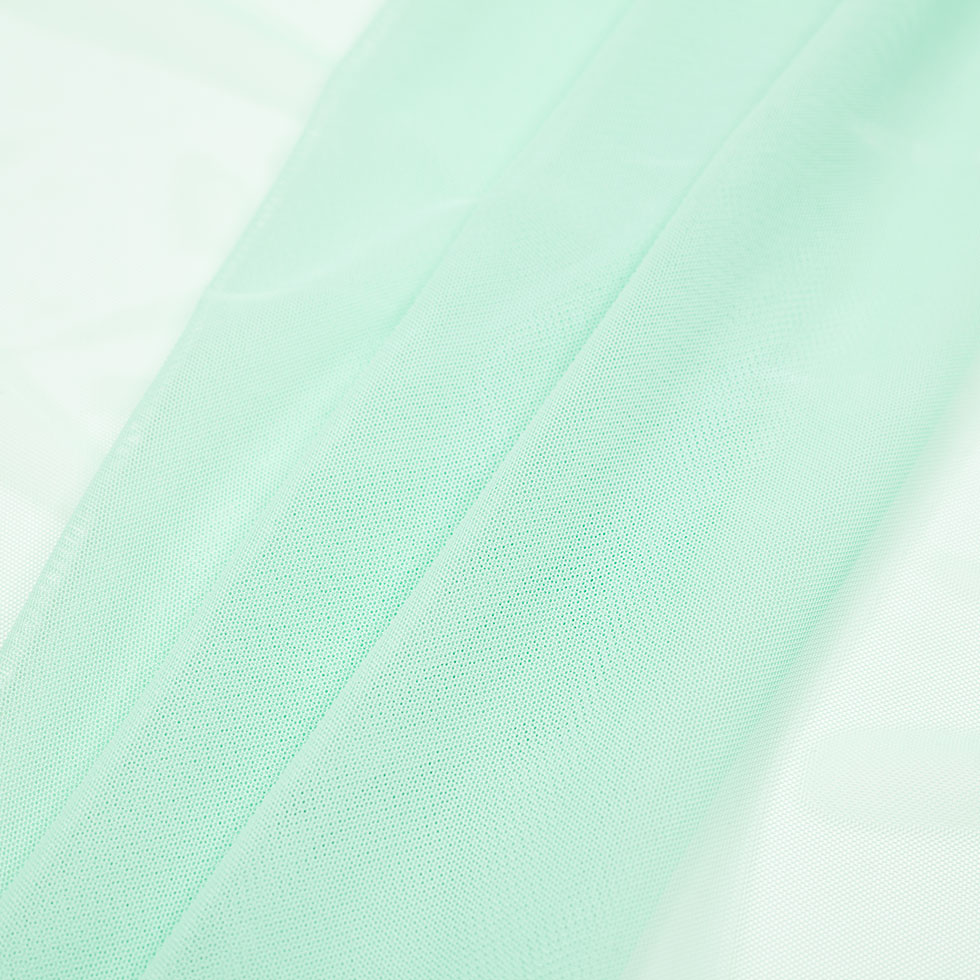 Mint Stretch Polyester Power Mesh