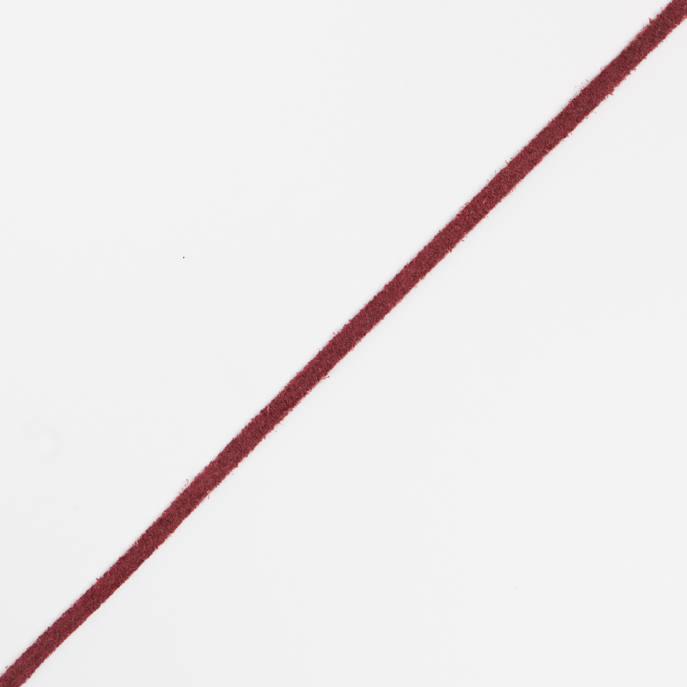 Burnt Red Suede Cord - 0.125
