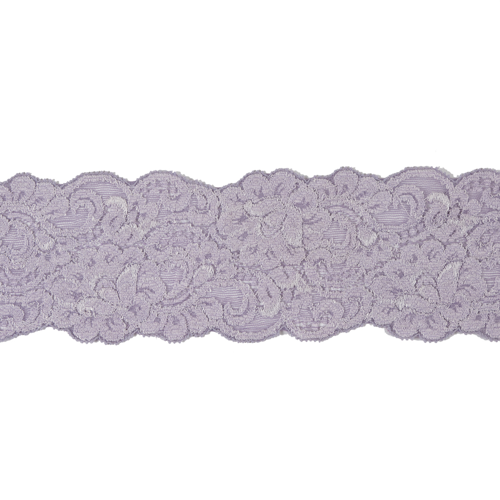 Orchid Hush Stretch Lace Trimming - 3