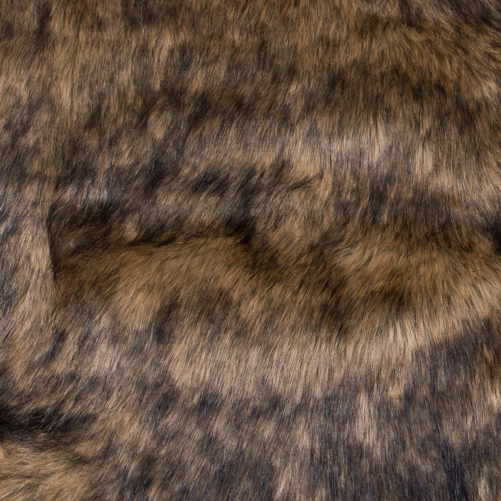 Brown Faux Coyote Fur