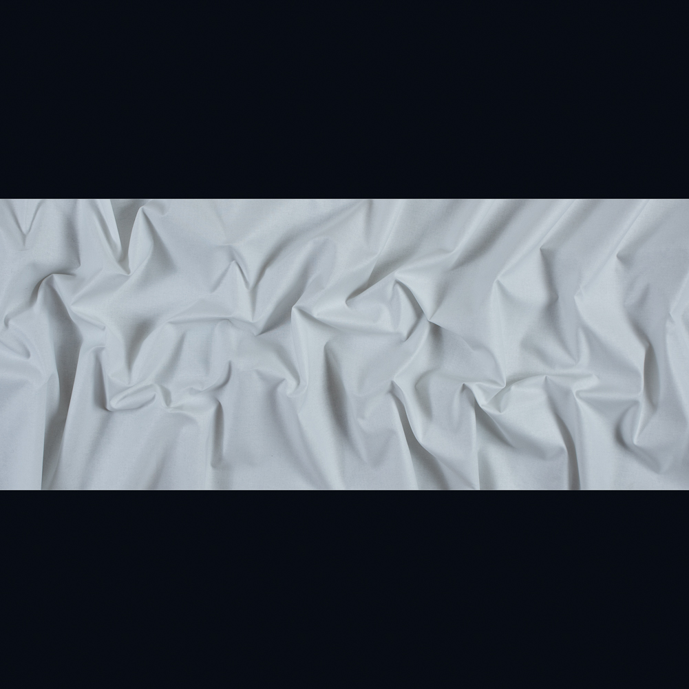 Ralph Lauren White Cotton-Polyester Pocketing - Full