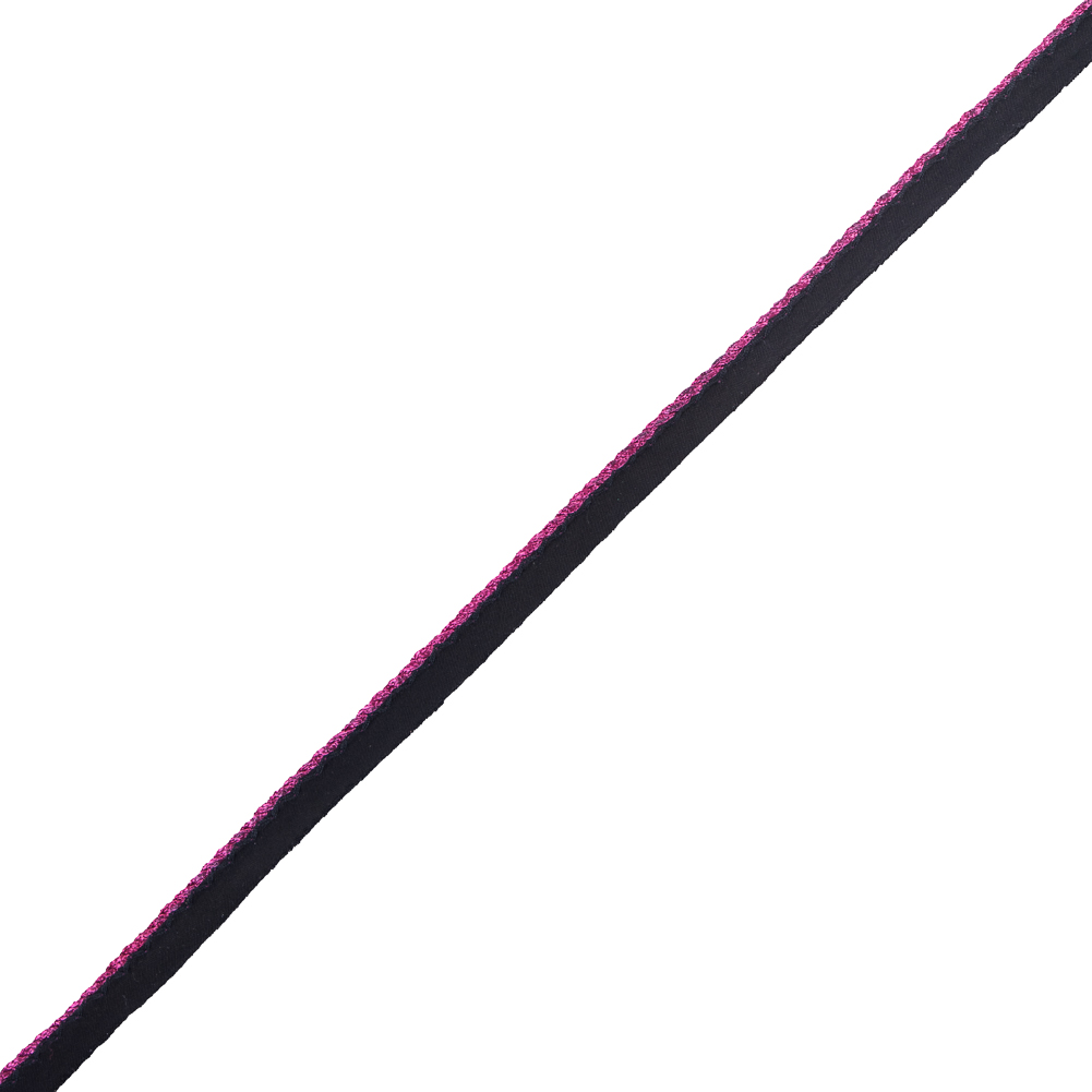 Magenta Twisted Cord with Black Lip - 0.5