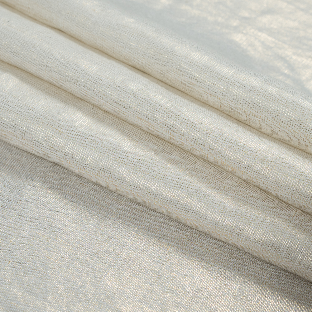 Ivory Lightweight Linen Woven With, Lightweight Linen Fabric Australia