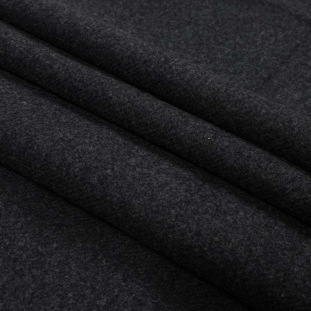 Light and Dark Gray Wool Double Cloth