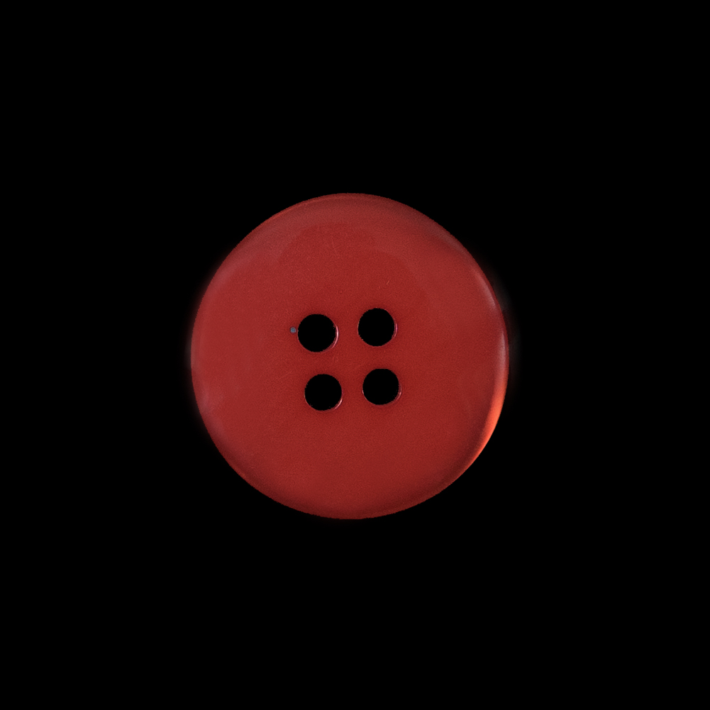Orange Iridescent Plastic Button - 32L/20mm - Detail