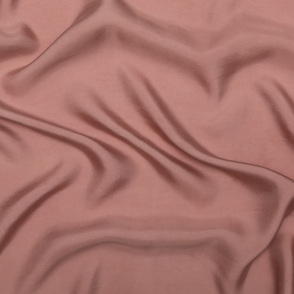 Dusty Rose Washed Copper and Rayon Twill