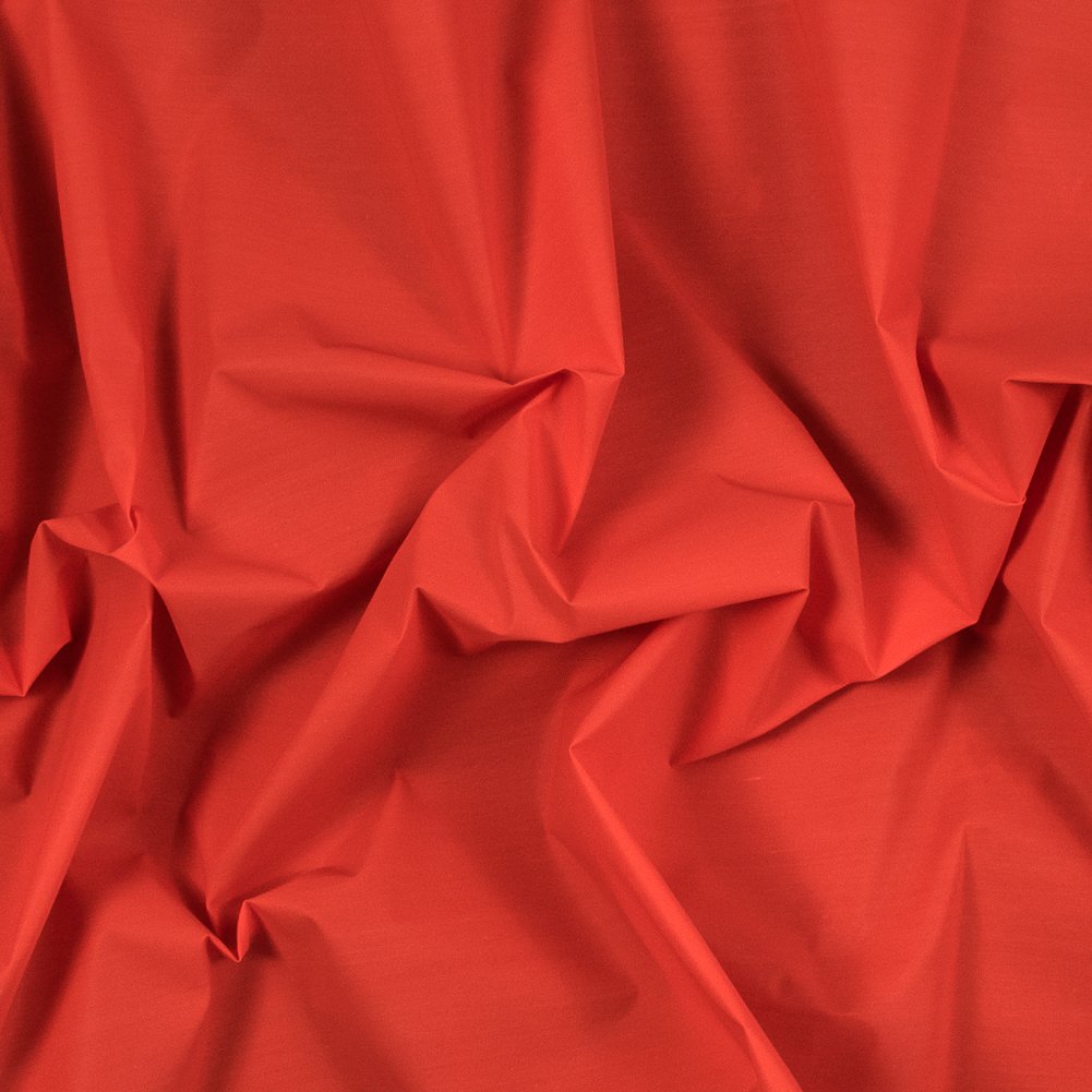 Neon Orange Cotton-Backed Reflective Fabric