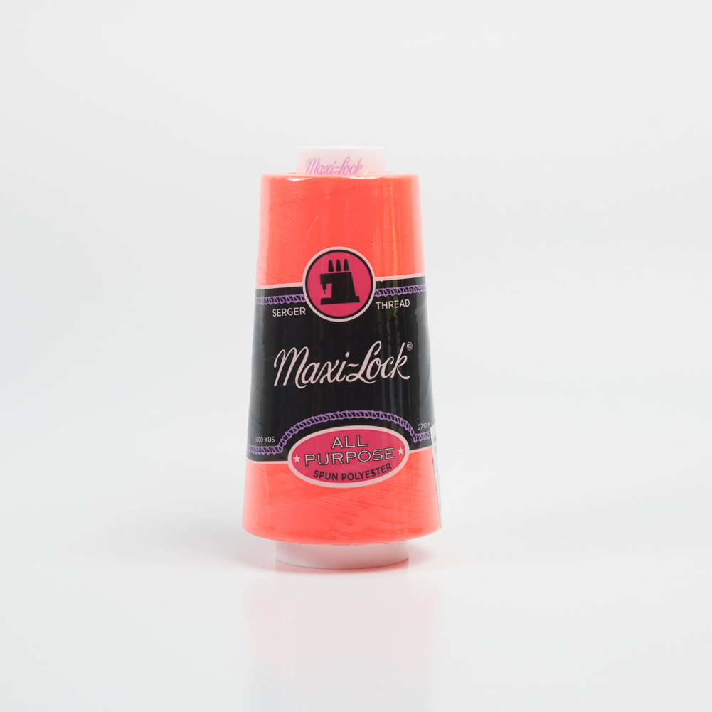Maxilock Neon Orange Serger Thread - 3000 yards