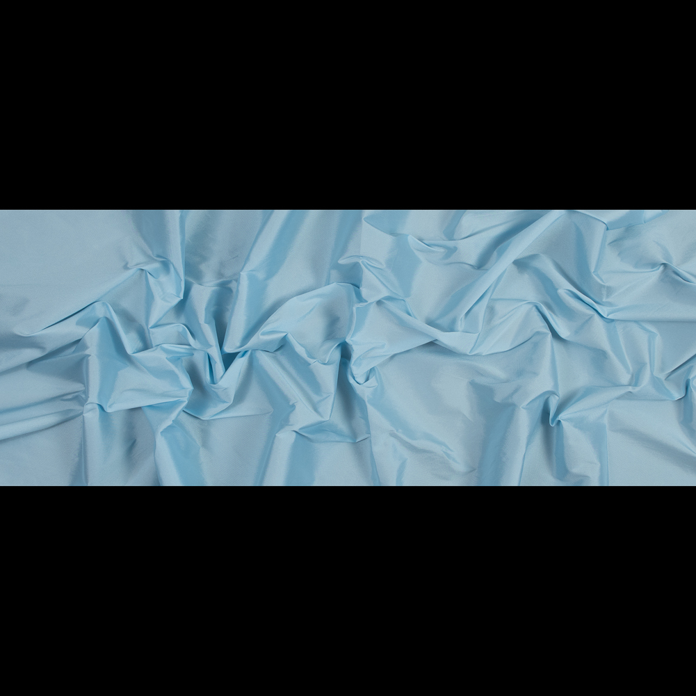 Pale Blue Plain Dyed Polyester Taffeta - Full
