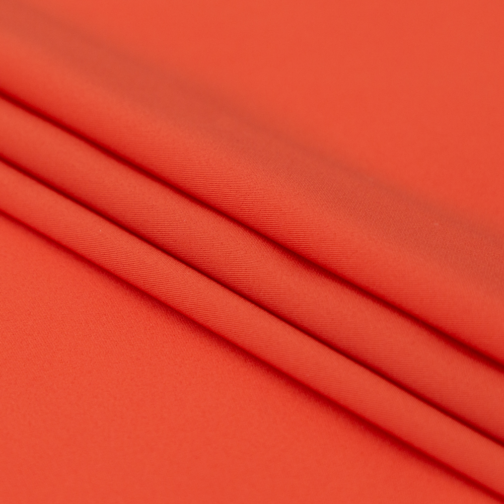 Theory Paprika Radiant Polyester Twill Lining - Folded