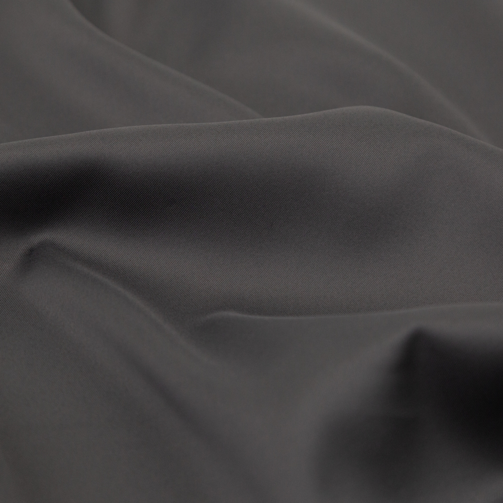 Theory Heather Gunmetal Radiant Polyester Twill Lining - Detail