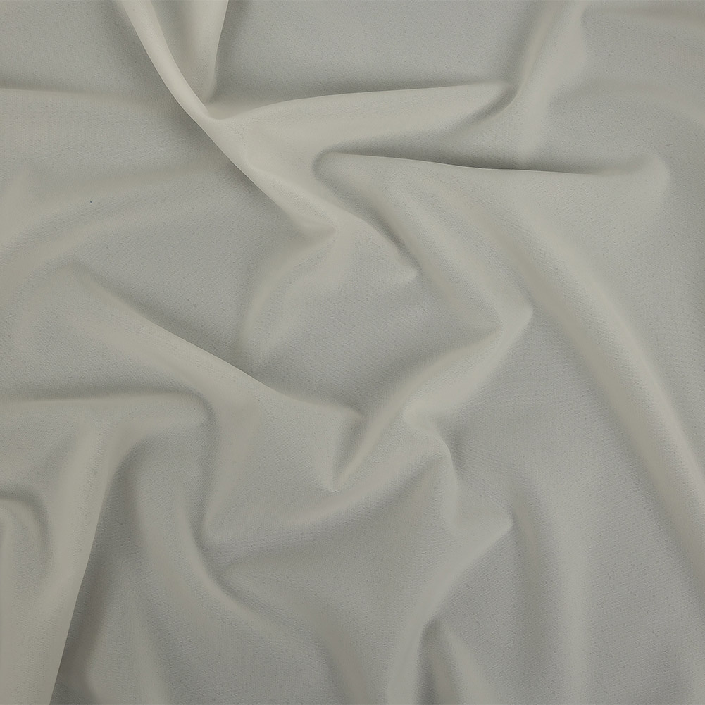 Cannoli Cream Lightweight Stretch Polyester Crepe