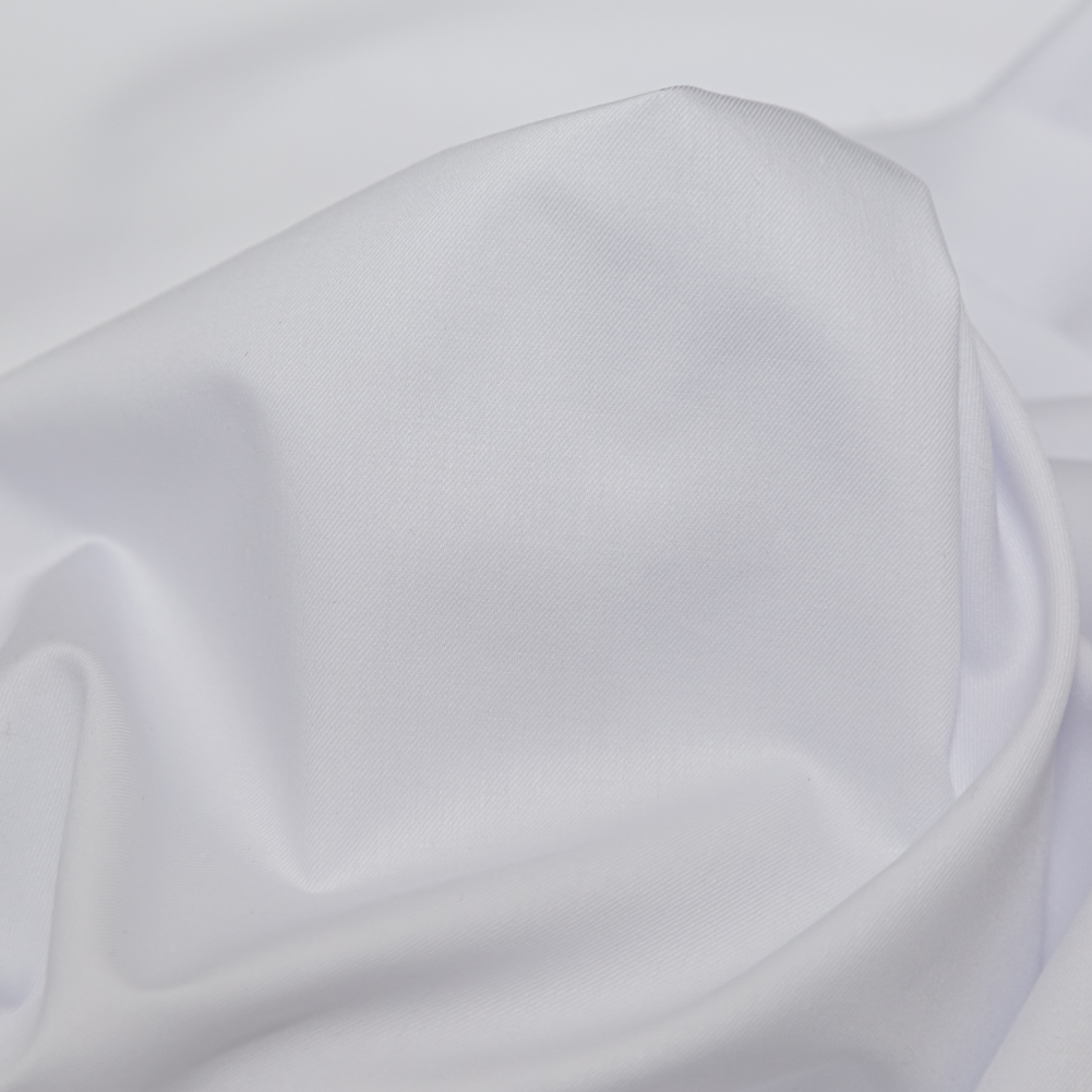 Splashproof Brilliant White Spill Resistant Super Fine Egyptian Cotton Twill - Detail