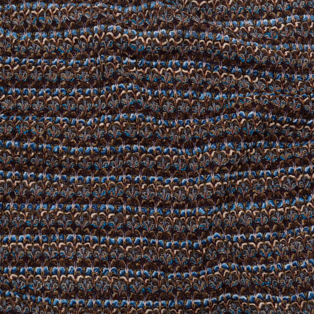 After Dark, Flintstone and Delicioso Striped Blended Wool Knit