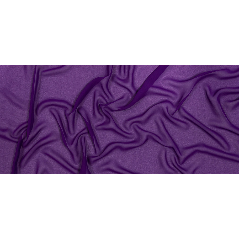 Lux Esma Purple Multi-Twist Polyester Chiffon - Full