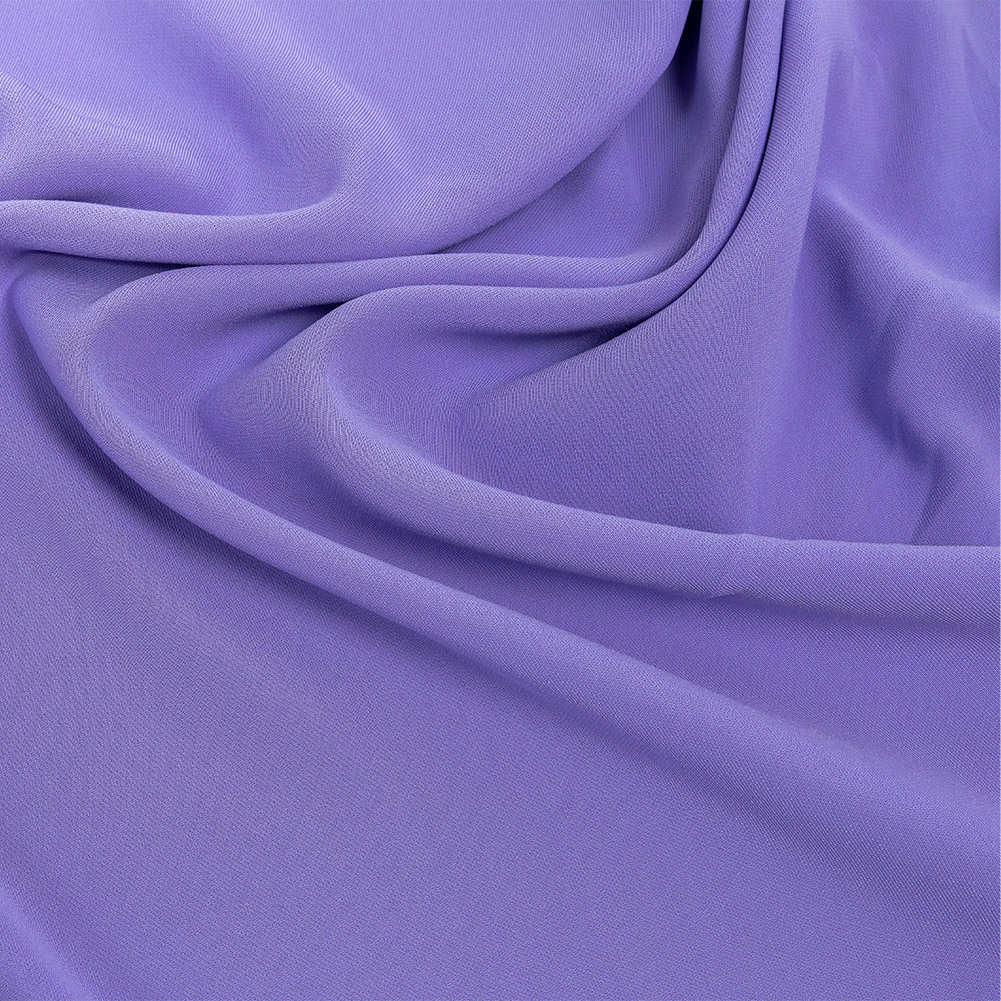 Premium Suzie Lavender Polyester 4-Ply Crepe