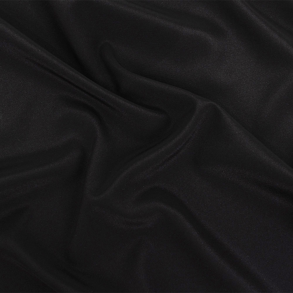 Carolina Herrera Black Stretch Silk Crepe de Chine