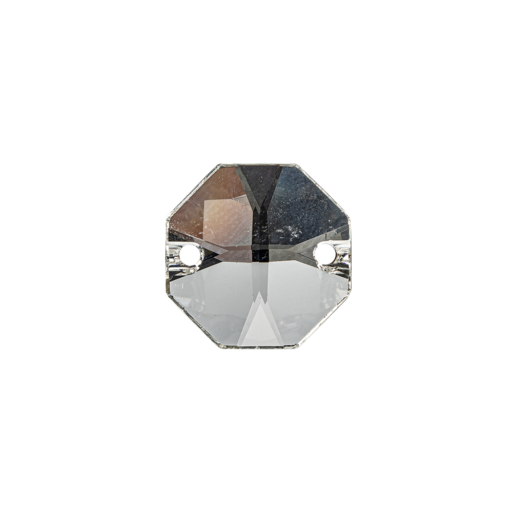 Vintage Swarovski Crystal Octagon Sew-On Rhinestone - 16mm